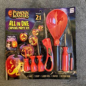 PUMPKIN MASTERS All In One Carving Party Kit